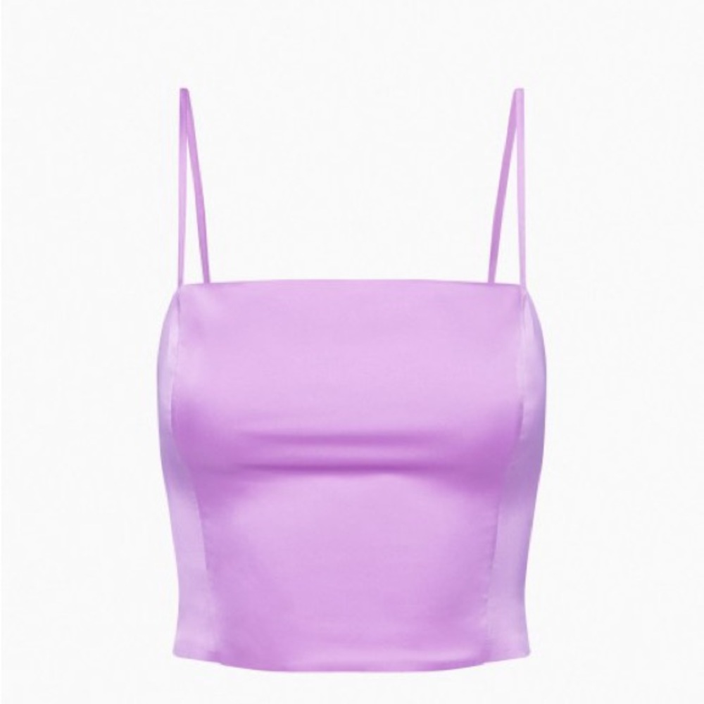 Aritzia Sunday Best - Shimmer Camisole - Amethyst Lilac
